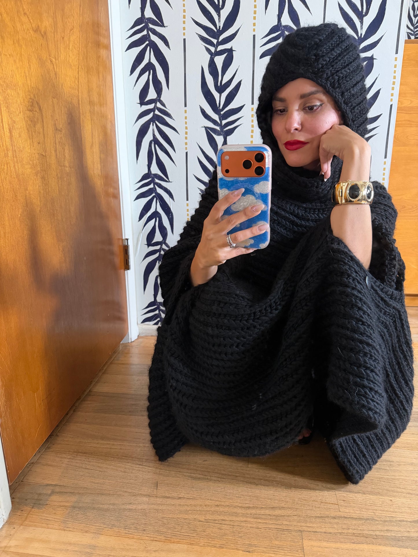 Vintage 60s/ 70s Mod Silver Braclet with Chain