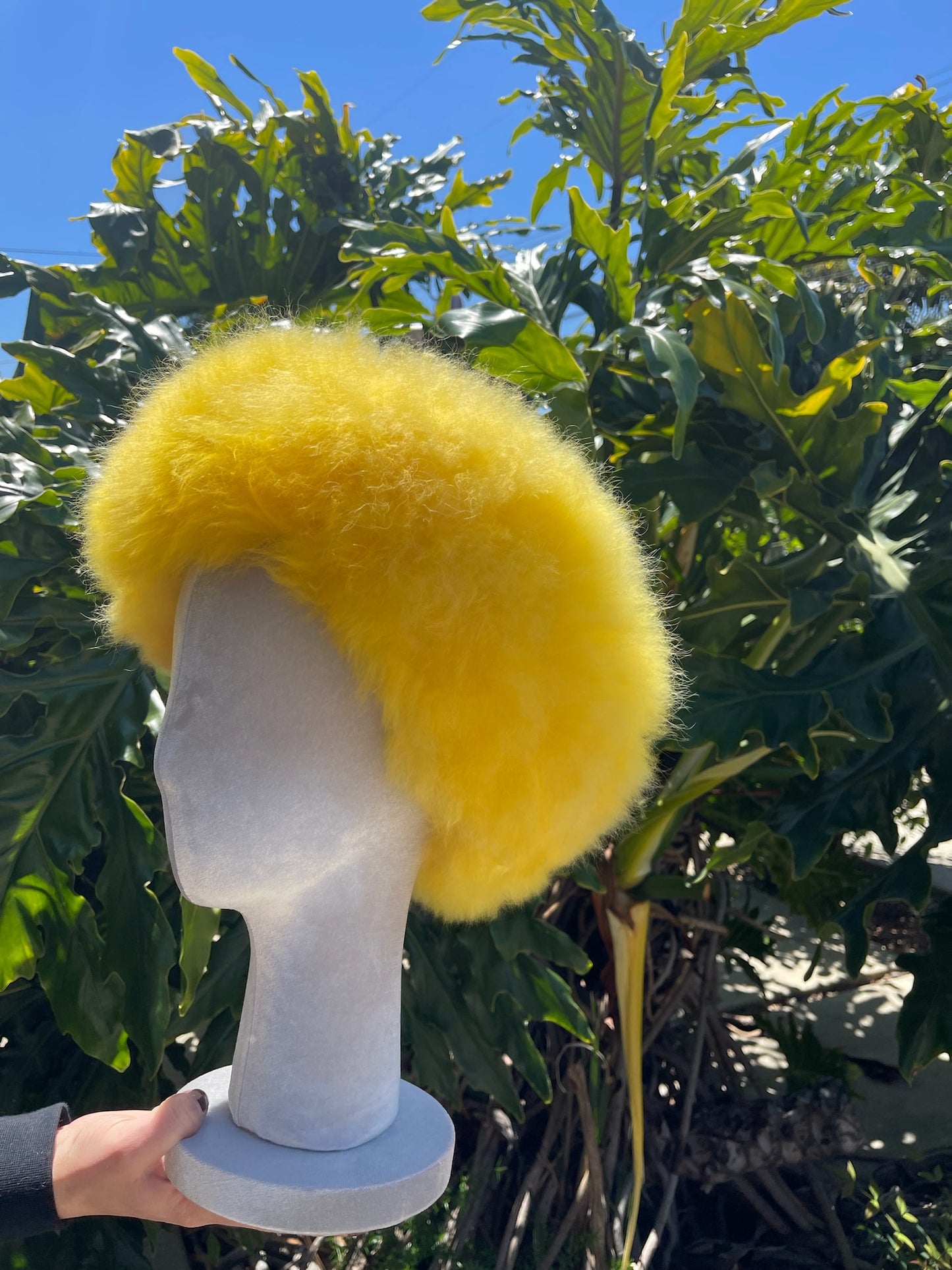 Baby Alpaca Hat - Yellow