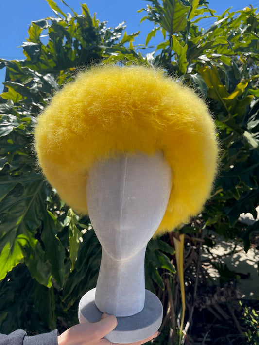 Baby Alpaca Hat - Yellow