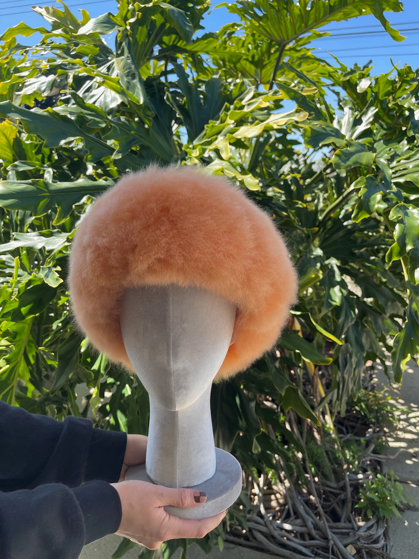 Baby Alpaca Hat - Peach Fuzz