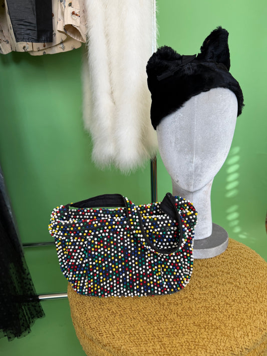 40s/ 50s Dot Candy Handbag