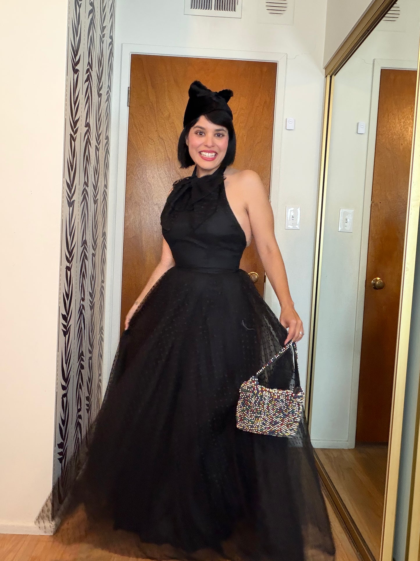 40s/ 50s Dot Candy Handbag