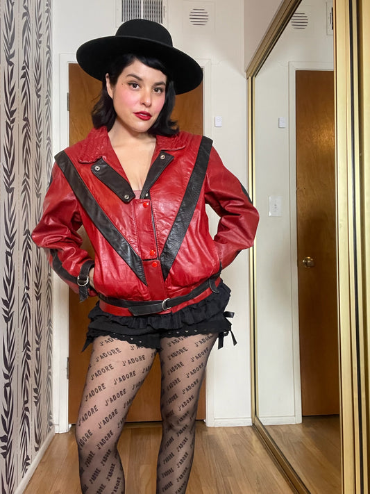 Vintage 80s Replica Michael Jackson Thriller Jacket - Fits Up To Size M
