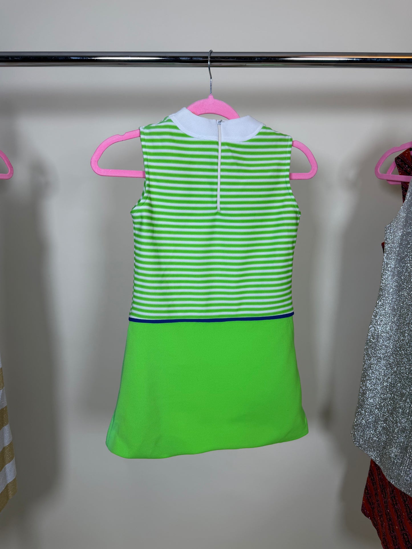 60s MOD trompe l'oeil Micro Mini Fits XS