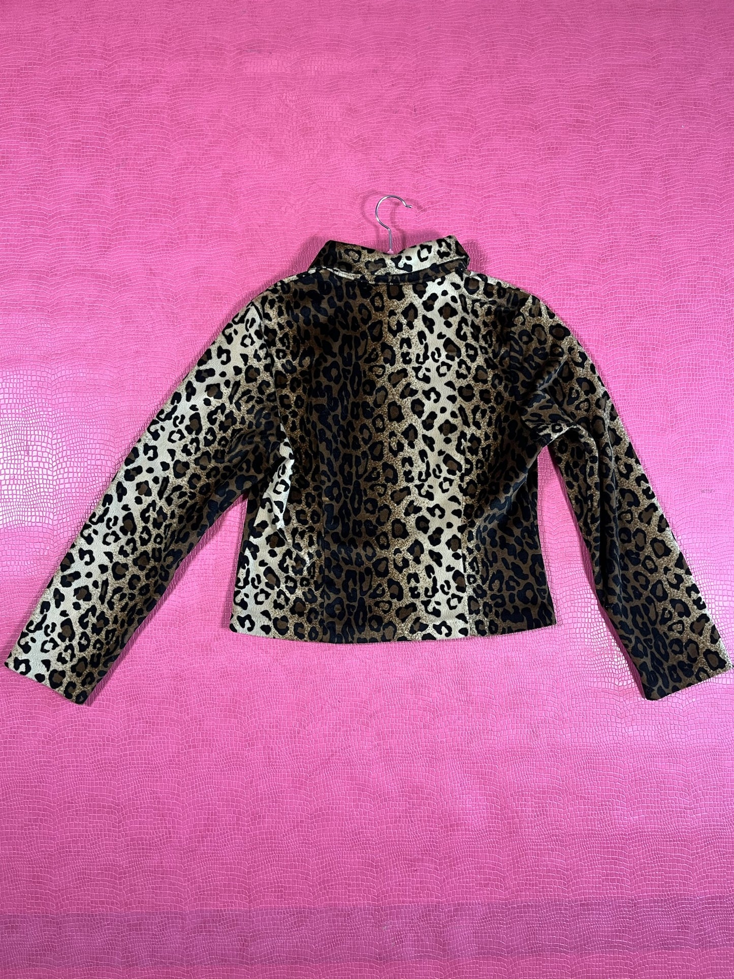 Vintage 80s 90s "Rave City" Leopard Top - Best Fits Size S-M, Possibly L