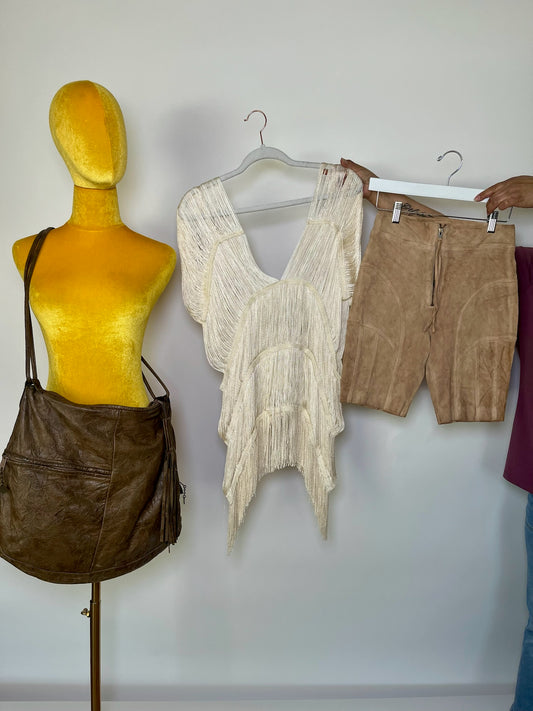 Vintage 80s 90s "Brio!" Leather Shoulder Bag