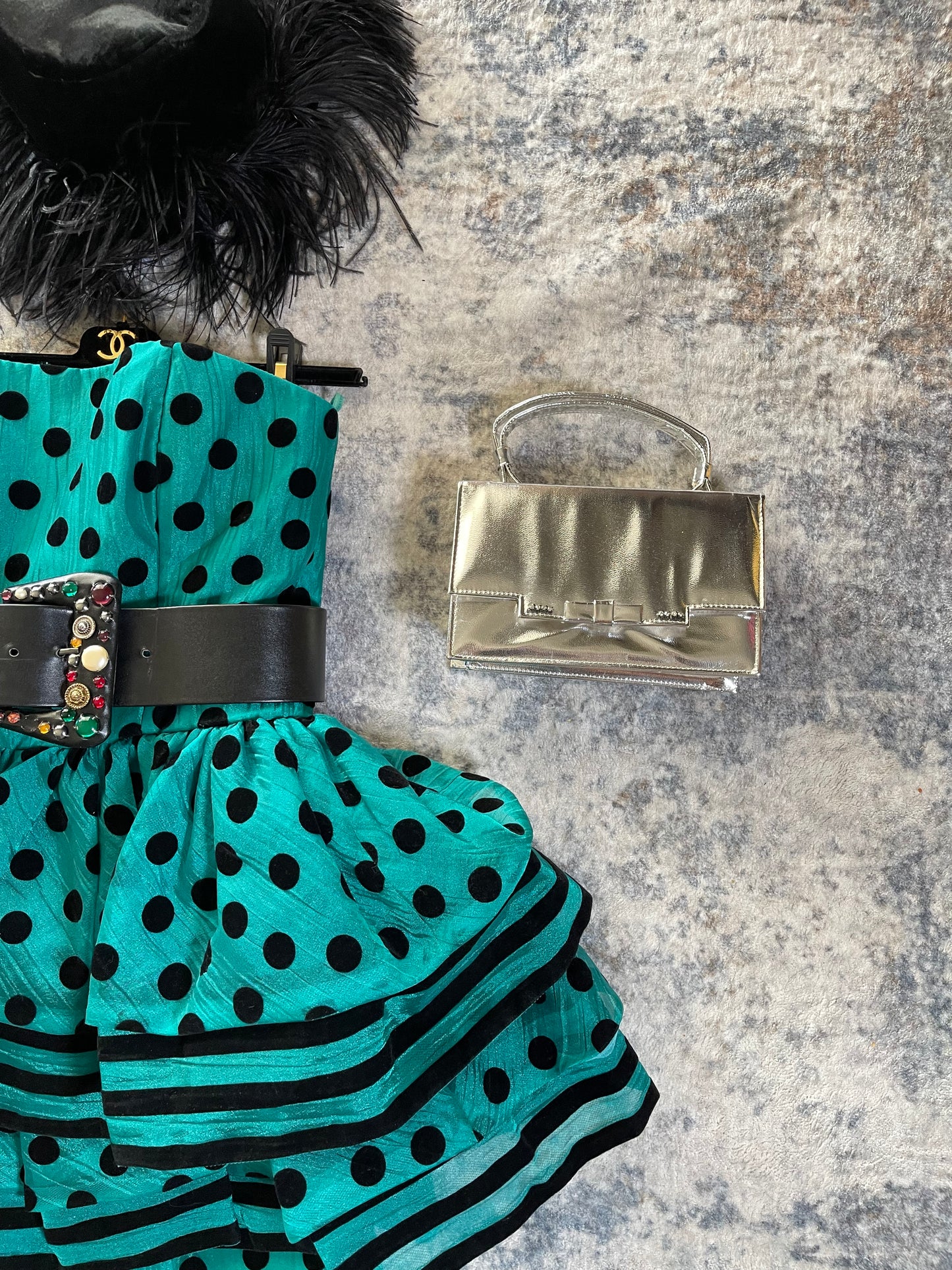 60s Silver Mini Made in Hong Kong Handbag