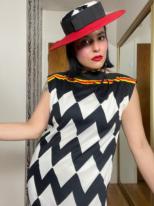 Vintage 60s Wool Felt Western Style Hat