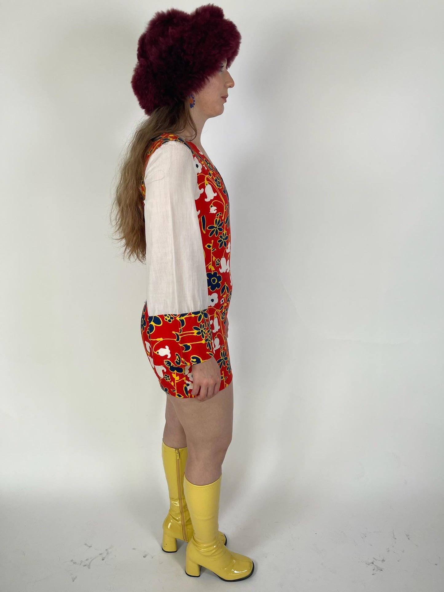 Vintage 60s "Baba Kea Honolulu" Made In Hawaii Mini Dress - Fits Size XS-S