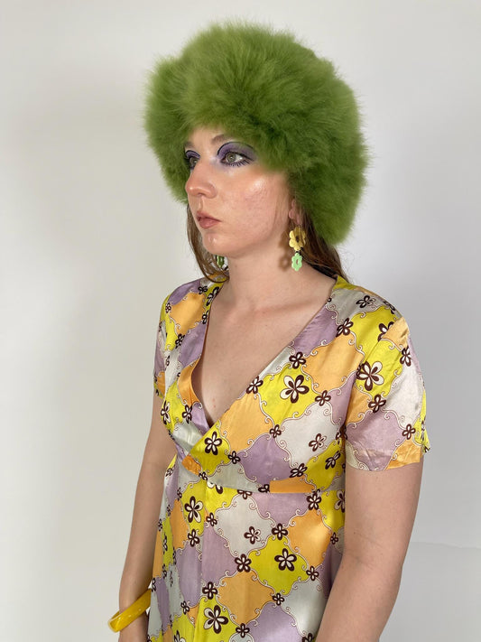 Baby Alpaca Hat - Chartreuse Green