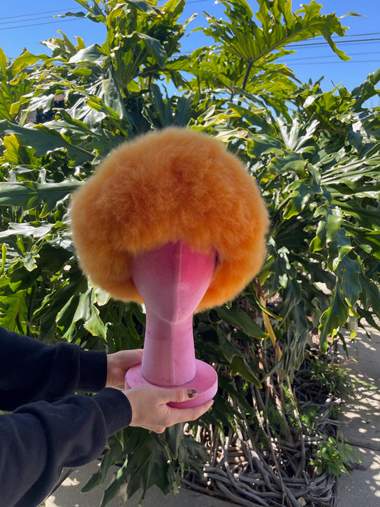 Baby Alpaca Hat - Marigold Orange