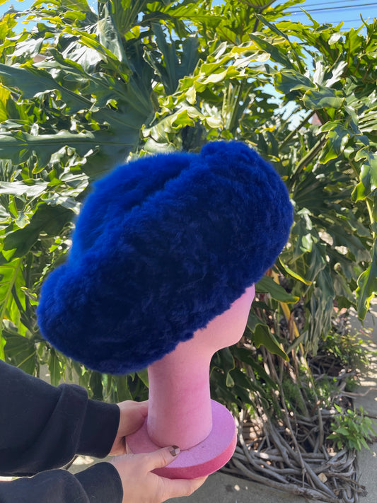 Baby Alpaca Hat - Royal Blue