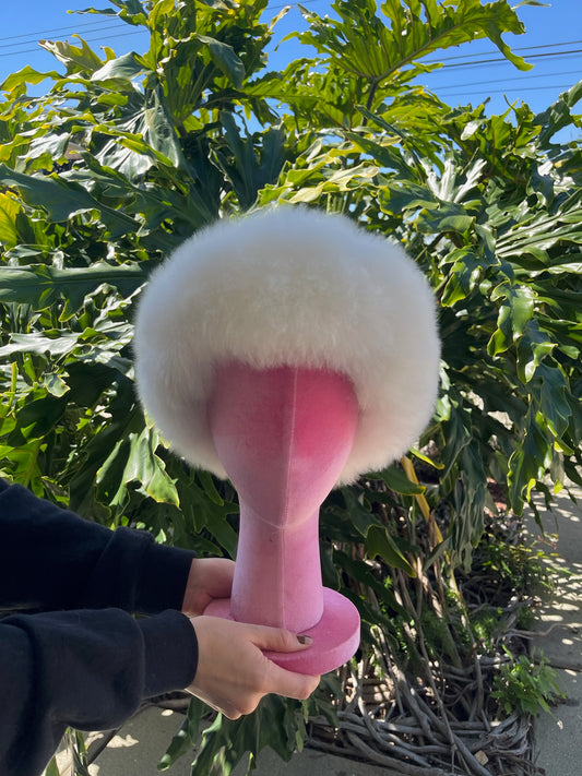 Baby Alpaca Hat - White