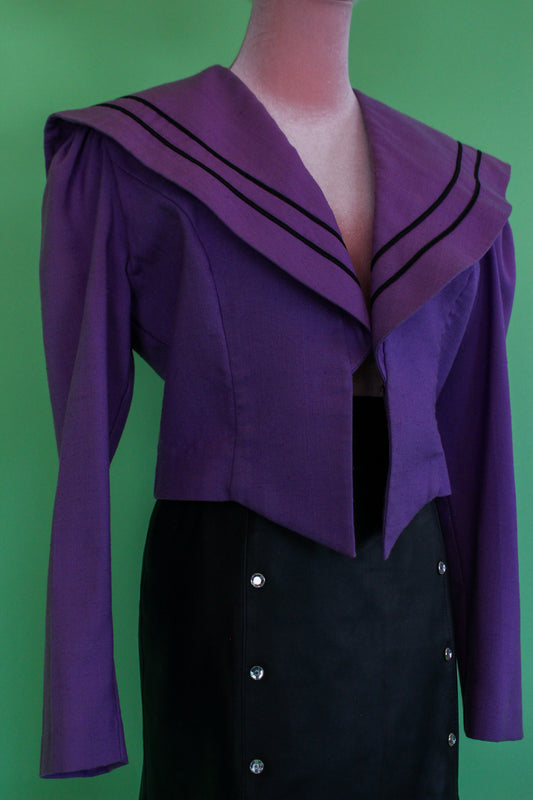 Vintage 80s "Donna Morgan for Non Stop" Purple Blazer Fits Most Sizes